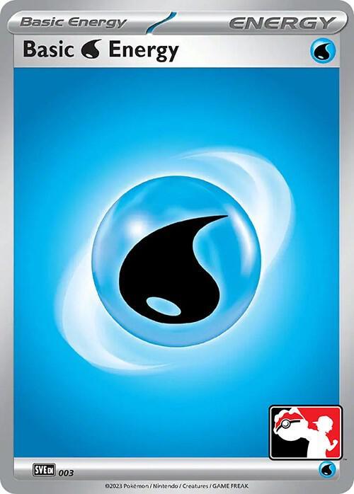 Scarlet & Violet Energy Basic Water Energy [Prize-Pack] Pokémon card